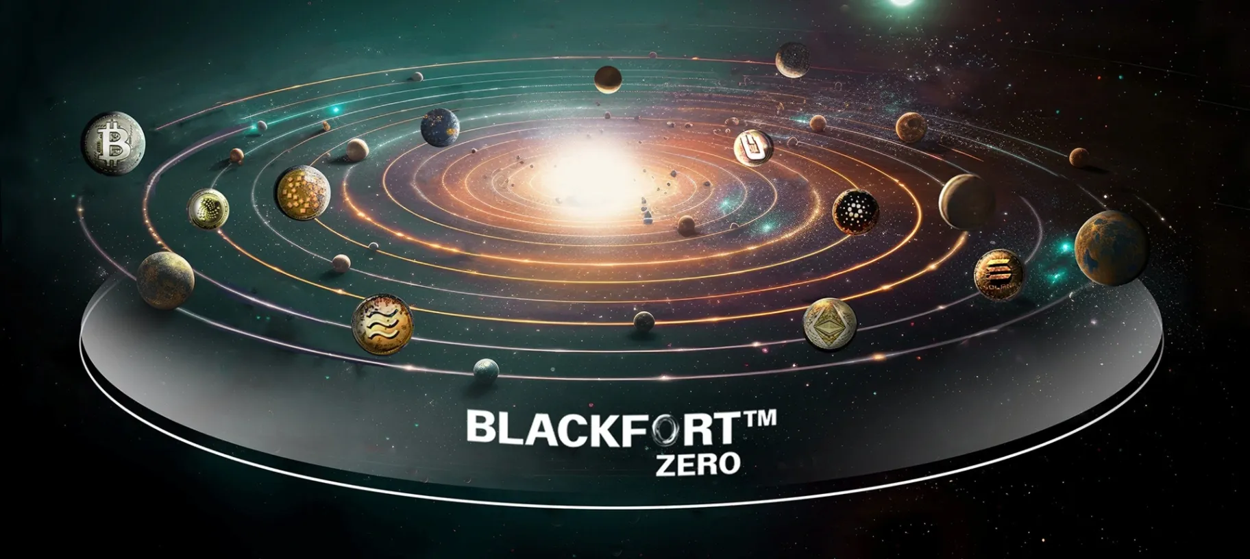 MacBook Bildschirm mit BlackFort Universum